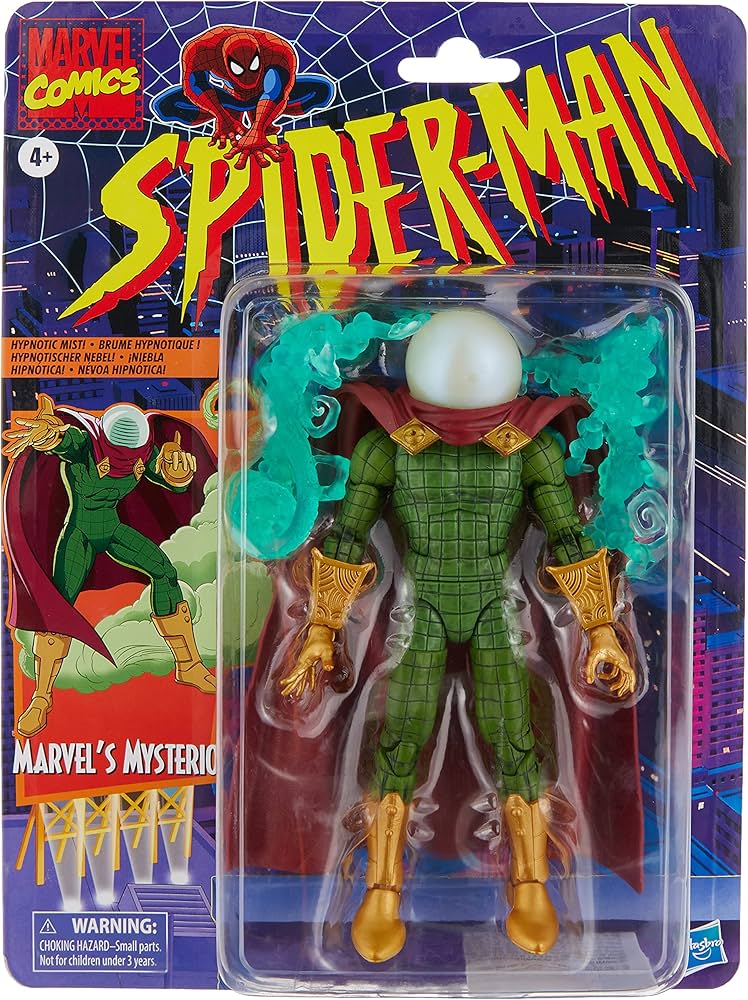 Amazon.com: Spider-Man Marvel's Mysterio Retro Collection Action