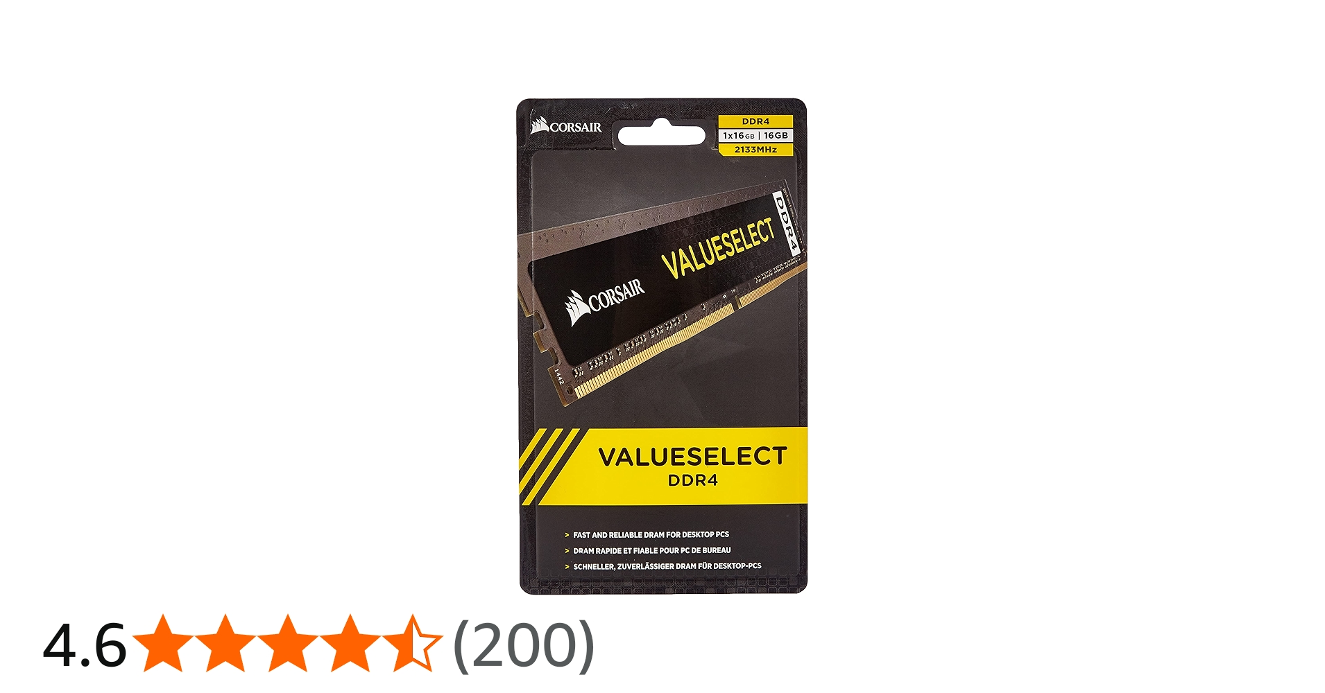 Amazon | CORSAIR DDR4 メモリモジュール VALUE SELECT シリーズ 16GB