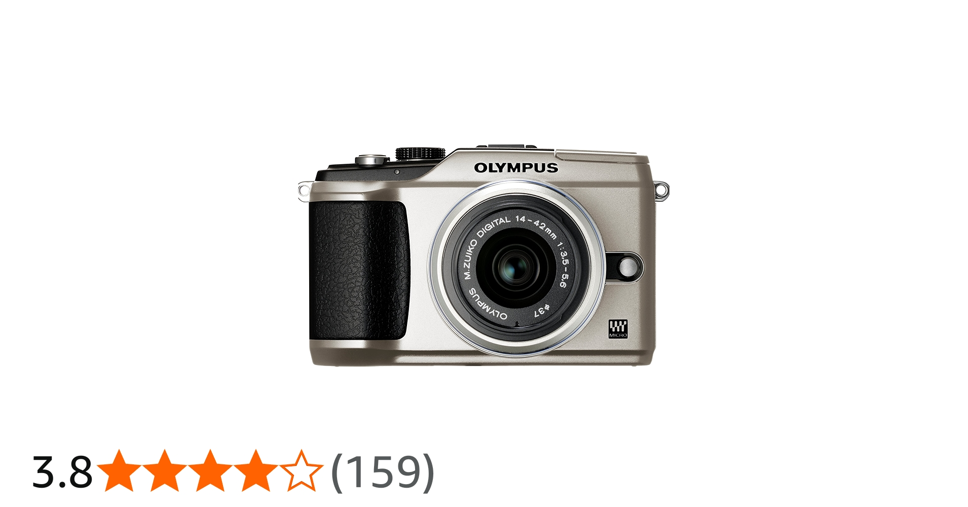 Amazon | OLYMPUS ミラーレス一眼 E-PL2 レンズキット ゴールド E-PL2