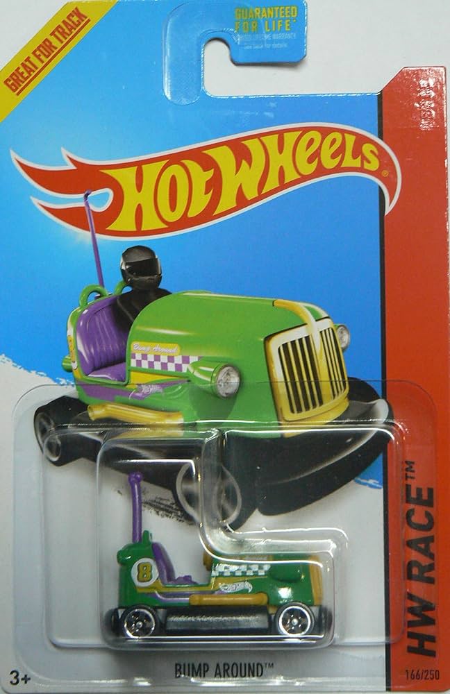 Amazon.com: Hot Wheels 2014 Hw Race Track Aces Green/Purple Bump