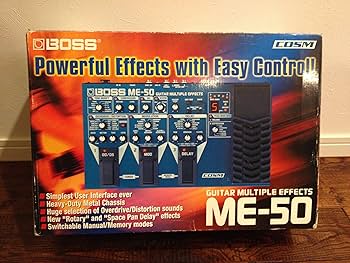 Amazon.co.jp: BOSS ME-50 ギターマルチエフェクター : 楽器・音響機器