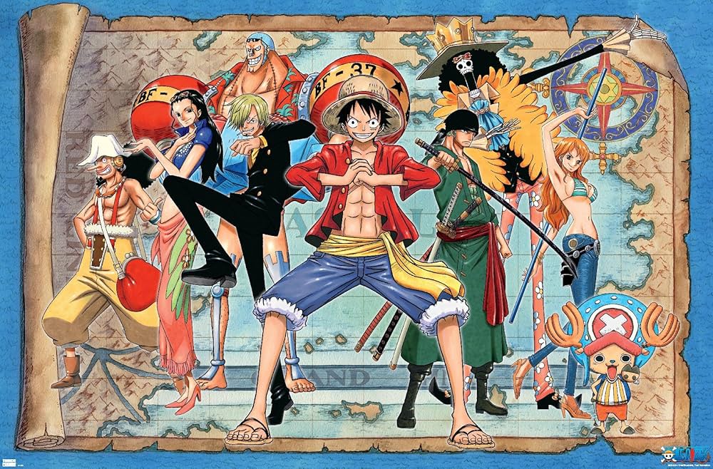 Amazon.co.jp: ワンピース - グループマップウォールポスター : ホーム