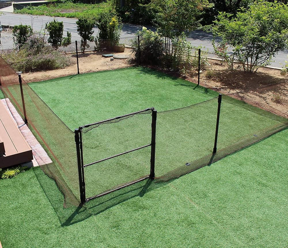 Amazon.co.jp: DAIM ペットフェンス ドア付き ドッグラン 高さ90cm 長