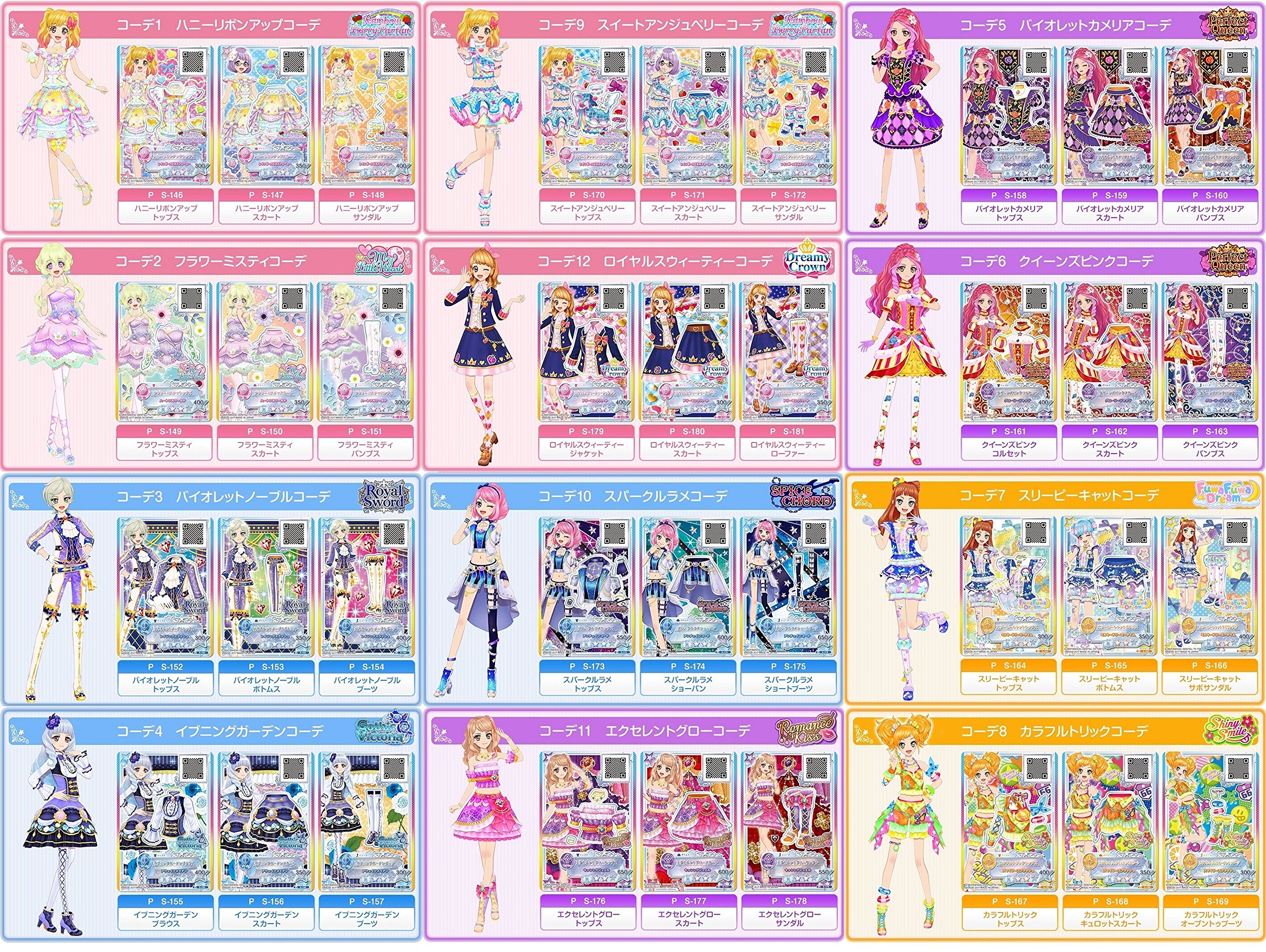 アイカツ！ ブランドドレスパック 1パック3枚入り 12パックセット