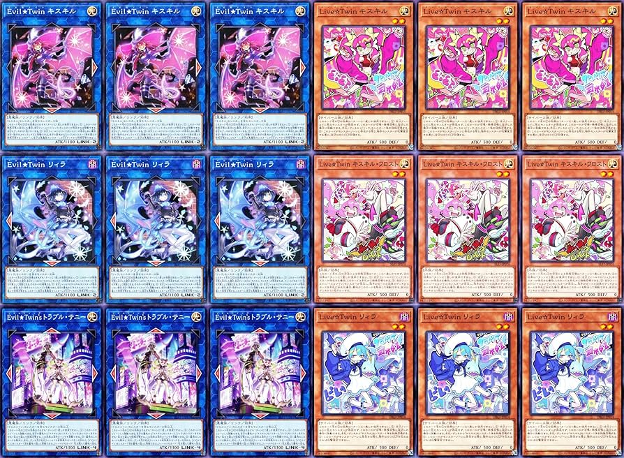 大会優勝構築 イビルツインデッキ Evil☆Twin デッキ デモンスミス