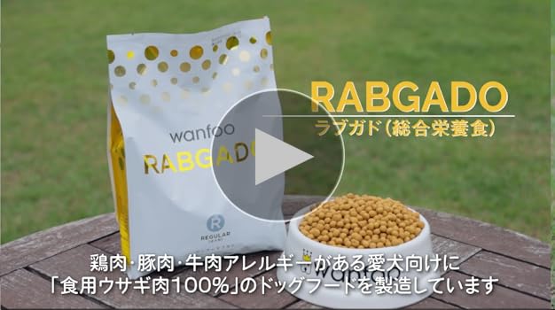 Amazon.co.jp: wanfoo ワンフー ラブガド (ウサギ肉タイプ) レギュラー