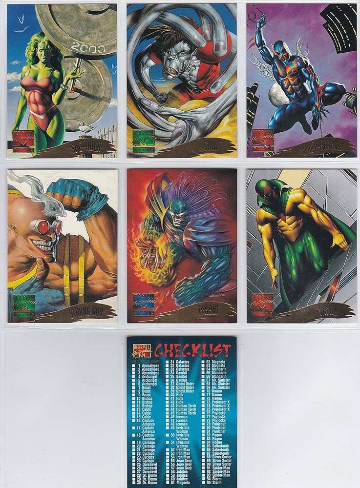 Amazon.com: 1995 Marvel Masterpieces Series IV Base Set of 151