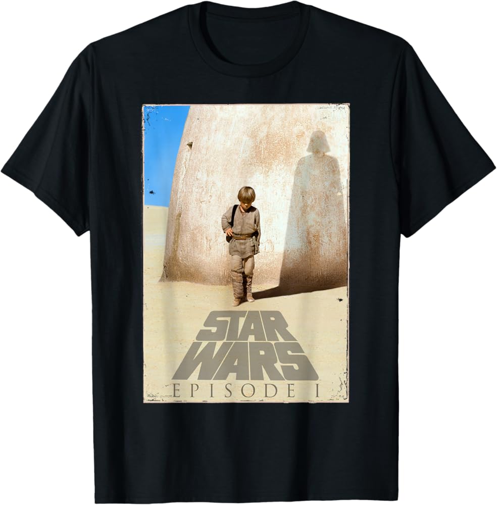 Amazon.com: Star Wars The Phantom Menace Anakin Poster Graphic T