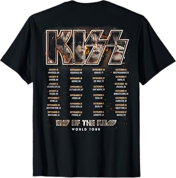 Amazon.co.jp: KISS-エンド・オブ・ザ・ロードツアーイベント Tシャツ