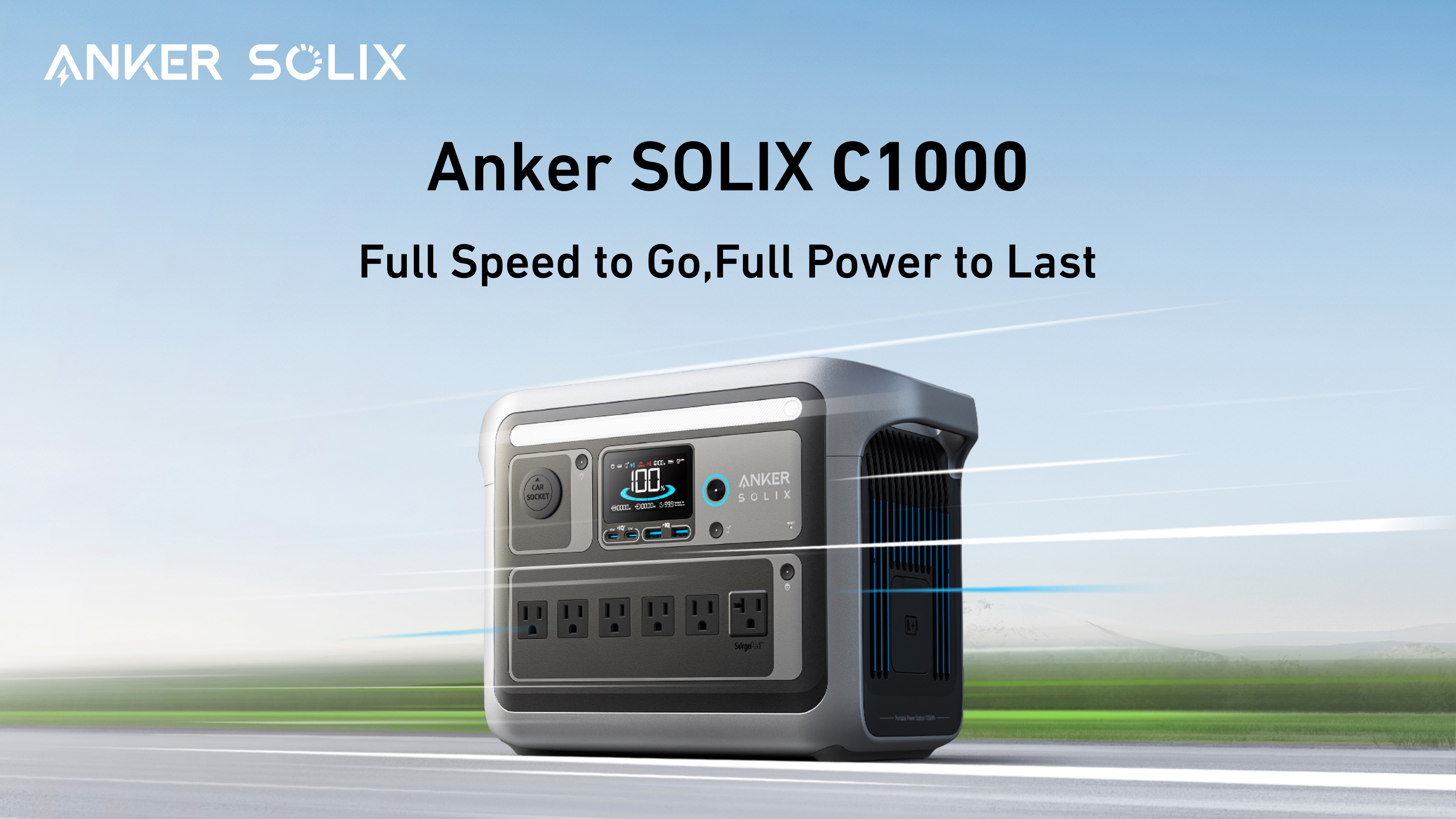 Amazon.com : Anker SOLIX C1000 Portable Power Station, 1800W (Peak