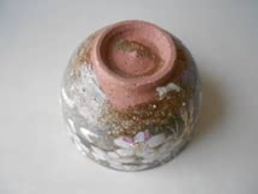 茶道具 京焼清水焼藤平正文作桜抹茶茶碗共箱付き Amazon.co.jp: