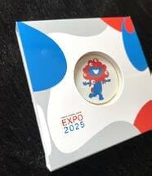 Amazon.co.jp: EXPO 2025 記念メダル ケース入り ミャクミャク 茶平