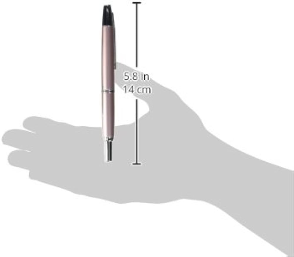 Amazon | 万年筆キャップレス デシモ 中字(M)【シャンパンピンク軸