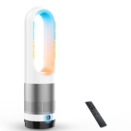 セラミックファンヒーター 羽なし＆空気浄化＆1 台で四季サポート