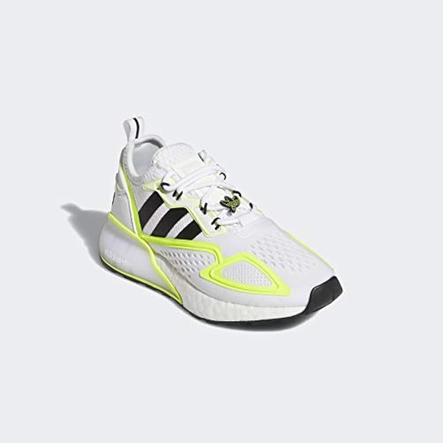 Amazon.com | adidas ZX 2K Boost Shoes Kids', White, Size 6 | Running