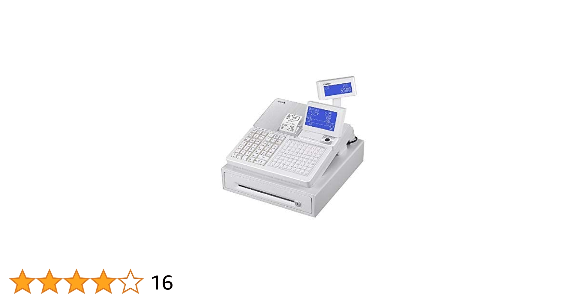 CASIO 電子レジスター SR-C550-4SWE レジ カシオ計算機