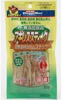 Amazon | 無添加良品 アキレススティック 20g×6袋 | ドギーマン
