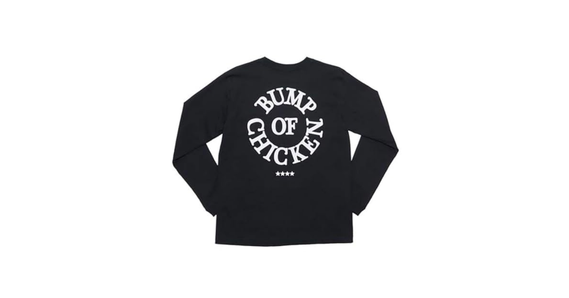 稀少】BUMP OF CHICKEN サークルロゴ ロンT 黒 S ☆260 稀少】BUMP OF