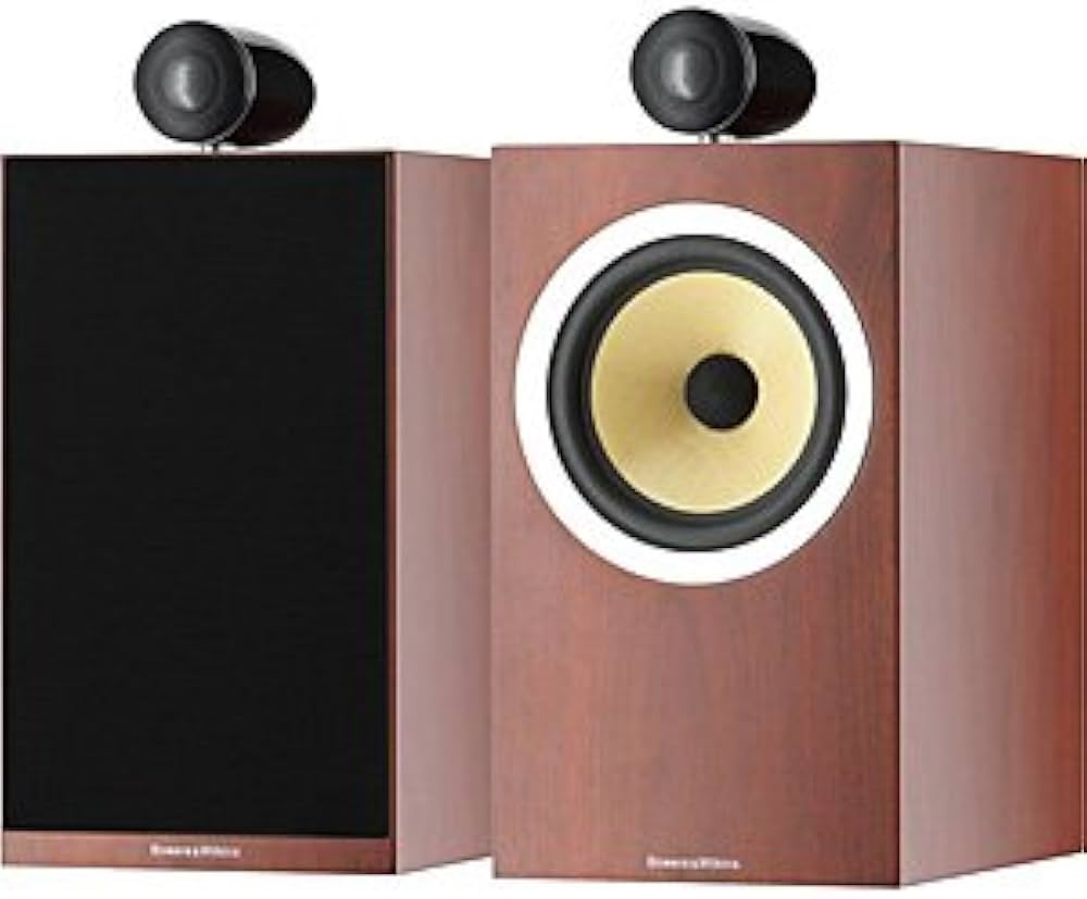 Amazon | B＆W 2ウェイ・ブックシェルフ型スピーカーローズナット(MR