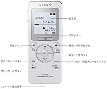 Amazon.co.jp: ソニー ポータブルラジオICレコーダー 8GB FM/AMラジオ