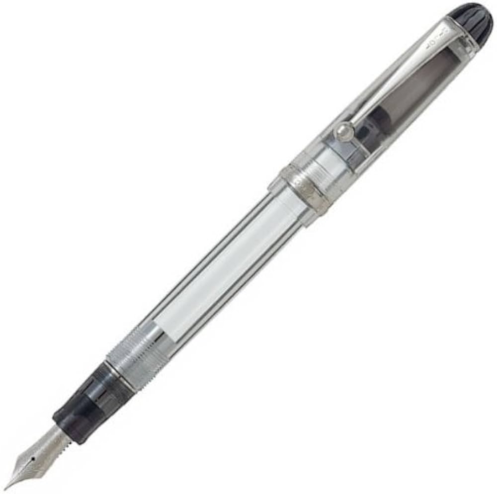 Amazon | PILOT万年筆 カスタム74透明軸 ペン種：14K 5号 F／軸色