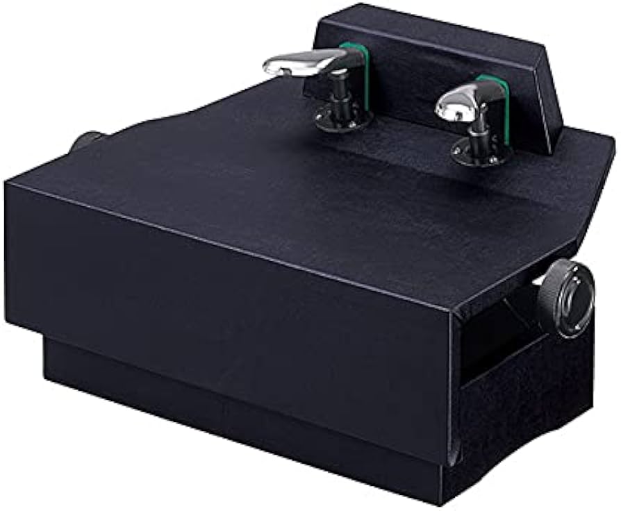 Amazon | 吉澤 PEACOCK ラック式高低調節 ピアノ補助ペダル AX-100α B