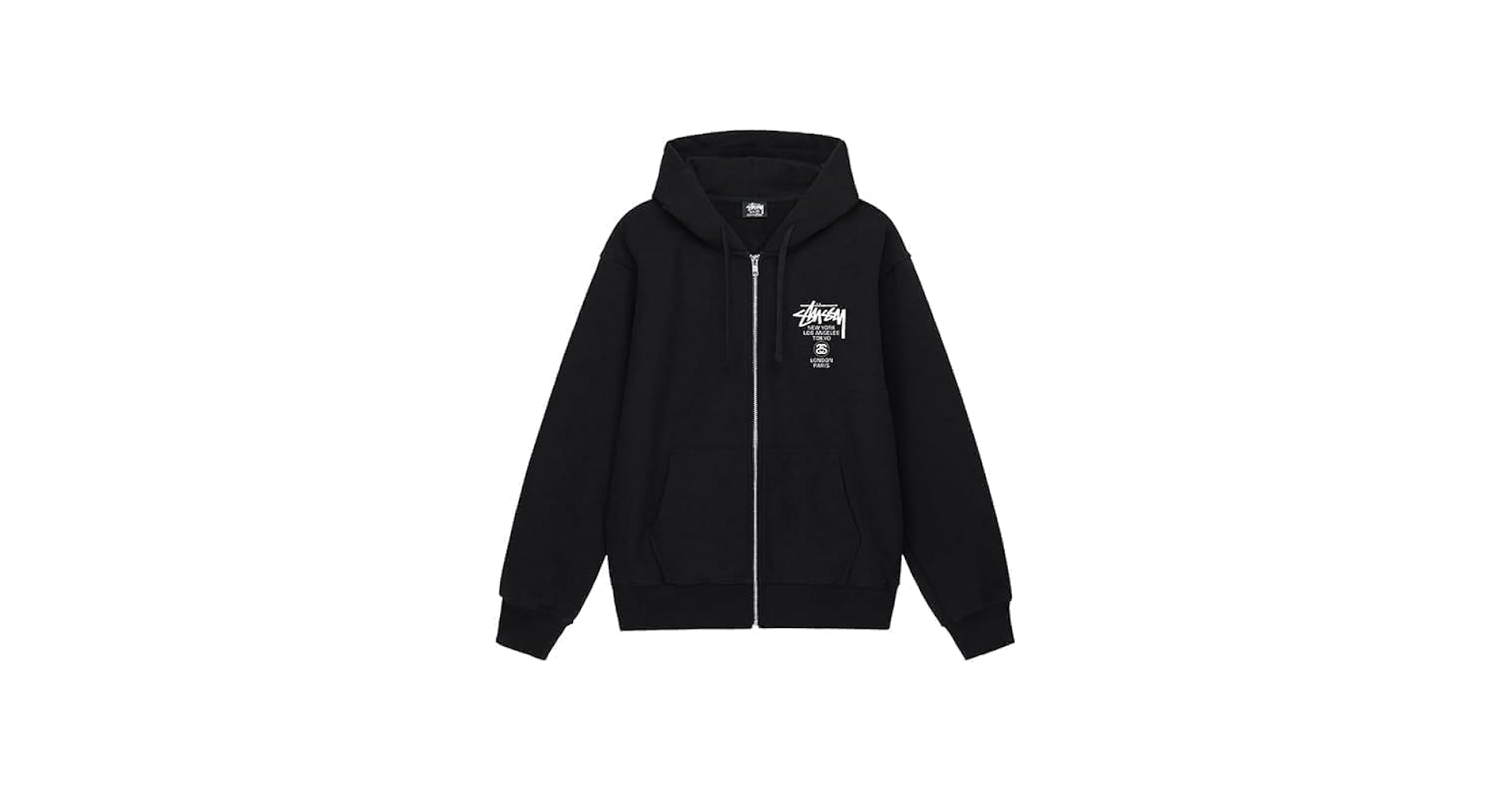 Amazon.co.jp: [ステューシー] WORLD TOUR ZIP HOOD ジップアップ