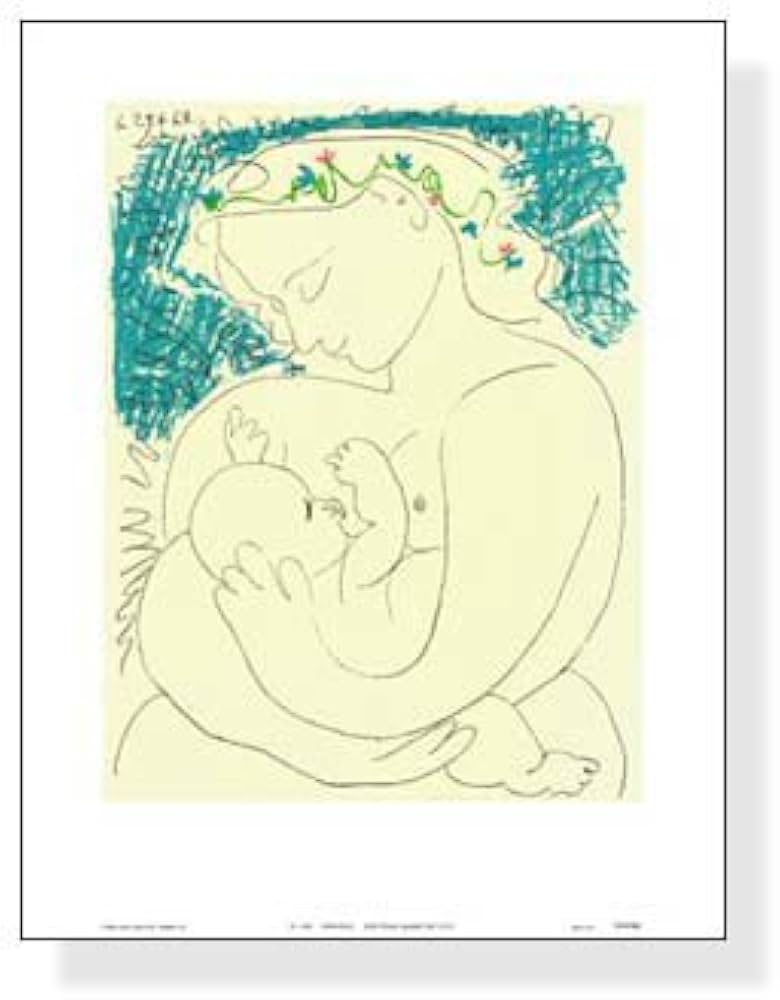 Amazon.co.jp: ポスター パブロ ピカソ 母性 : ホーム＆キッチン