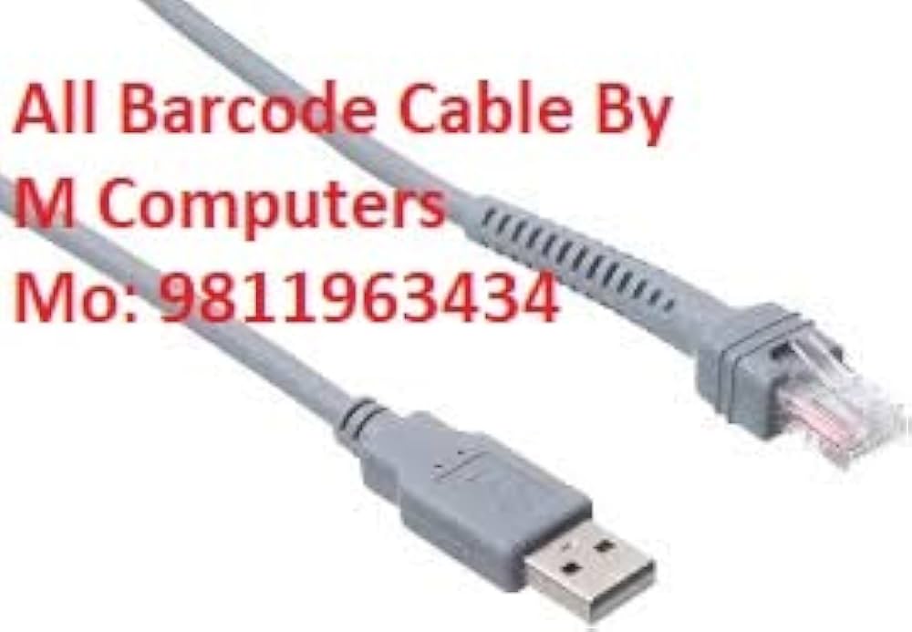 CBA-U21-S07ZBR for Barcode Scanner Zebra DS2278 USB Cable : Amazon