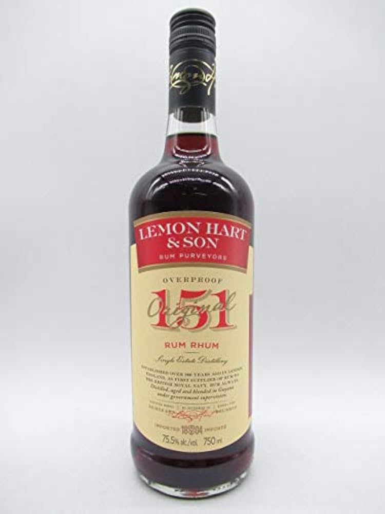 Amazon.co.jp: レモンハート 151 デメララ 75.5度 750ml [並行輸入品