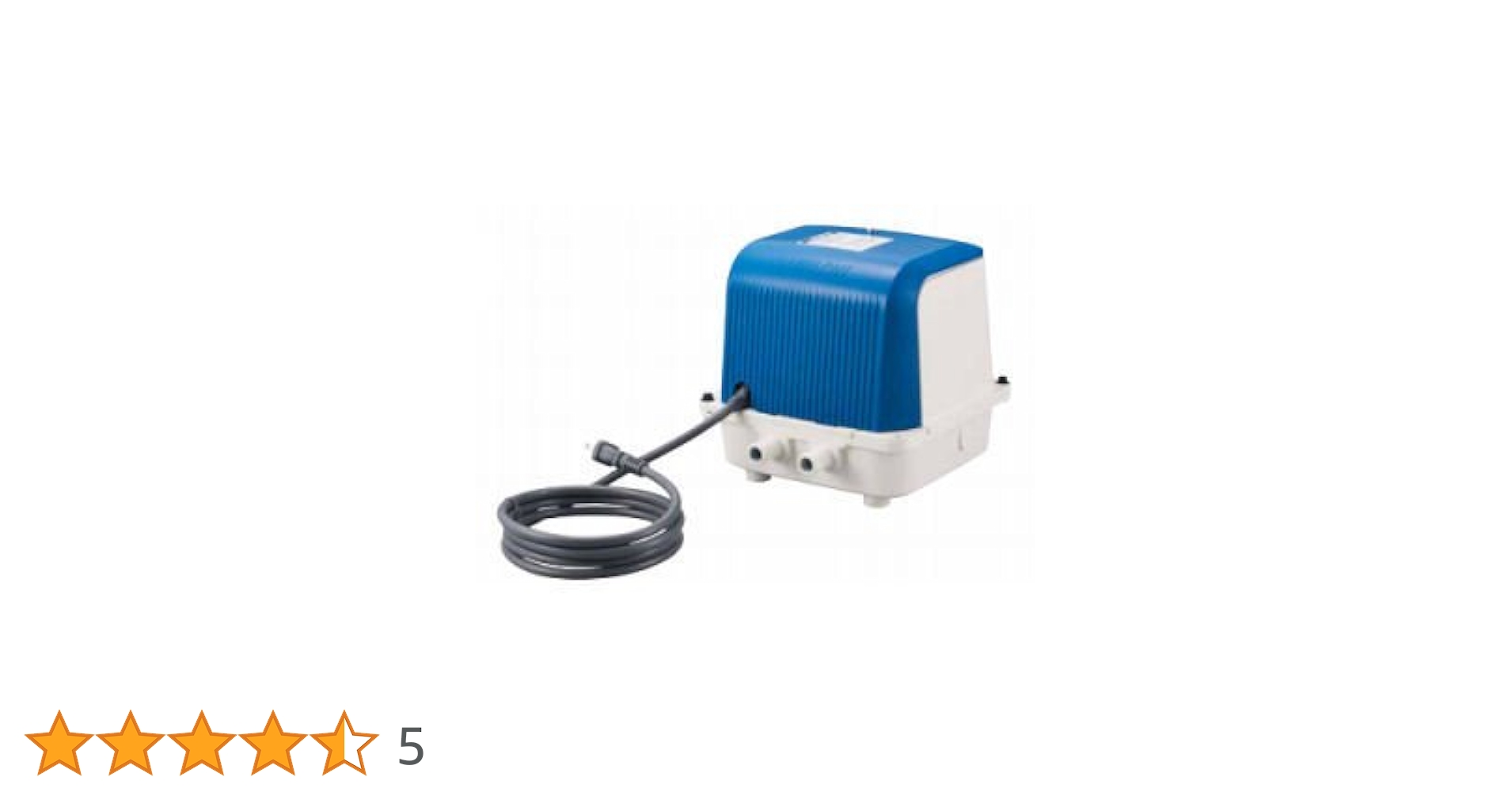 動作浅 ⑤新品エアフィルター付き DUO-80 左ばっ気 ブロワー エアー