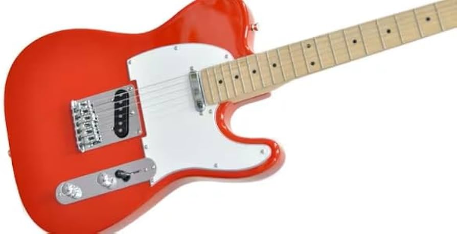 Amazon | PLAYTECH (プレイテック) エレキギター TLタイプ Maple Red