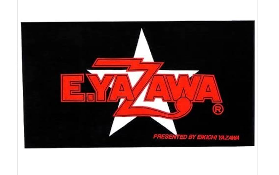 矢沢永吉 スペシャルビーチタオル YAZAWA (ロゴ)ブラック/レッド