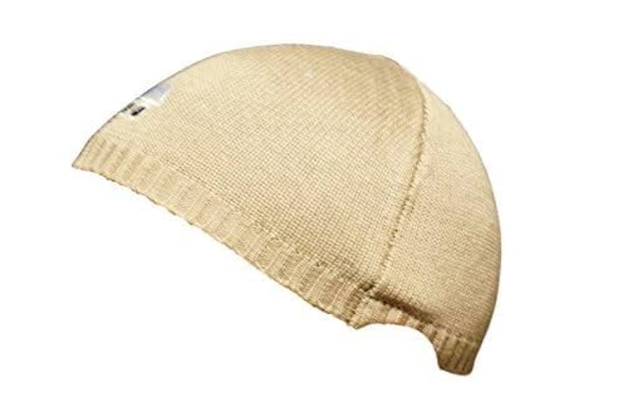 アーツ＆サイエンス、ベージュニット帽、カシミヤ感のある素材感。ユニ