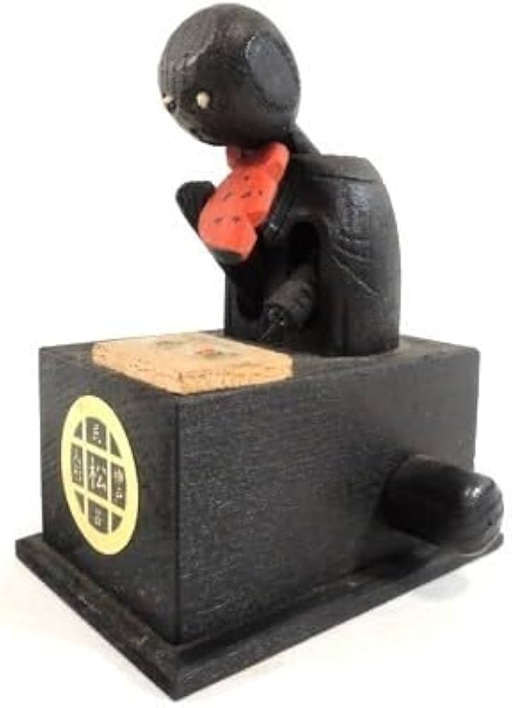 Amazon.co.jp: 神戸人形/松井達/キヨシマ屋/「西瓜食い」/共箱 栞付