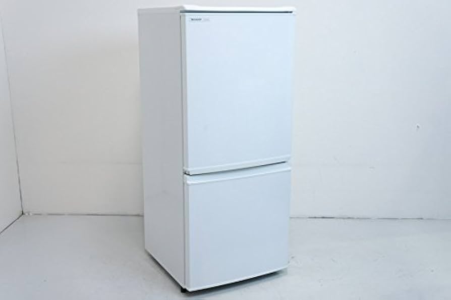 Amazon | SHARP 137L 2ドア冷蔵庫 SJ-S14S-W ホワイト | シャープ