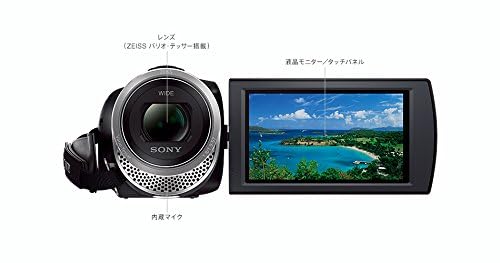 Amazon.co.jp: SONY ビデオカメラ HDR-CX485 32GB 光学30倍 ブラック