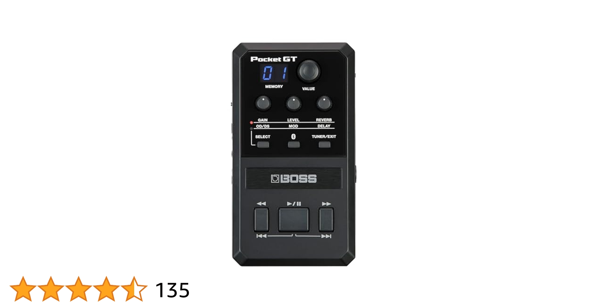 BOSS Pocket GT ボス エレキギター 充電式 マルチエフェクター箱無