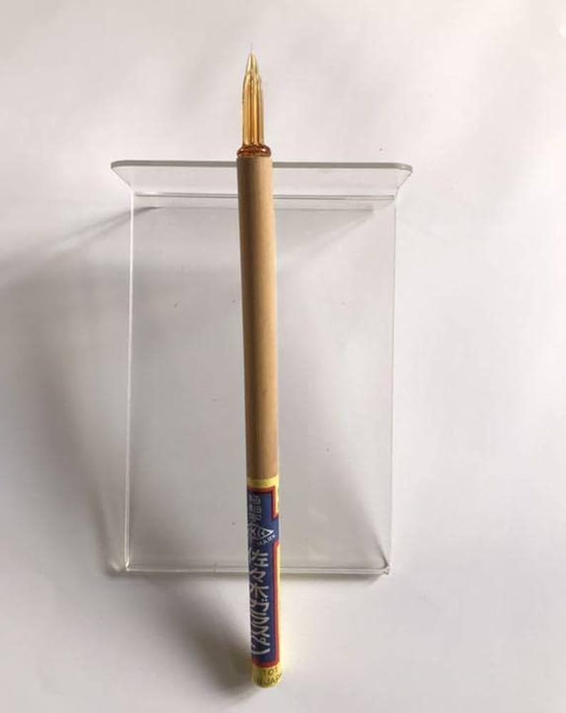 レトロ 佐々木ガラスペン オレンジ シャープペン 万年筆 インク 製図