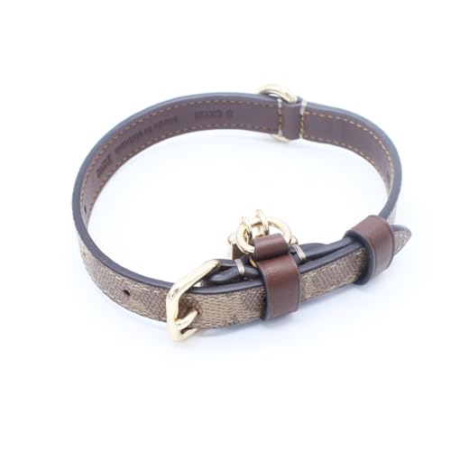 正規品 新品 コーチ COACH 犬 首輪 小型犬 レザー レア コーチ 犬 首輪