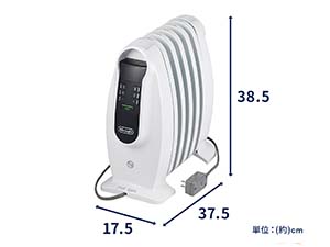 Amazon | De'Longhi (デロンギ) ミニオイルヒーター NJ0505E 小型軽量