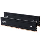 Crucial Pro 32GB DDR5 RAM Kit (2x16GB), 6000MHz (or 5600MHz or