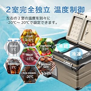 Amazon.co.jp: 【在庫一掃セール】 ポータブル冷蔵庫 車載冷蔵庫 冷凍