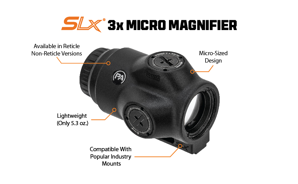 Amazon.com: Primary Arms SLX 3X Micro Magnifier : Sports & Outdoors