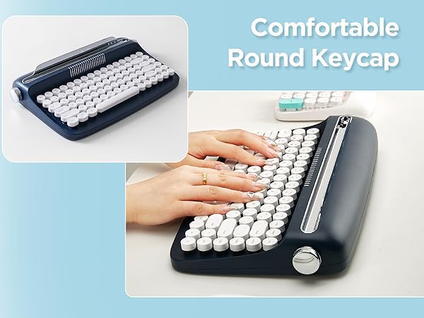 Amazon.com: YUNZII ACTTO B303 Wireless Typewriter Keyboard