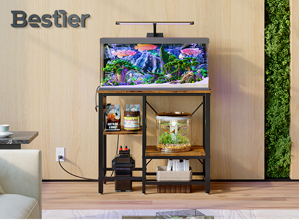 Amazon | Bestier 水槽台 コンセント付きアクアラック 幅78×奥行35×高