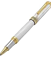 Amazon | Xezo Maestro ブラックマザーオブパール万年筆、細字ペン先