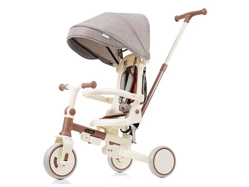 Amazon.co.jp: BTM 子供用三輪車 7in1 折りたたみ 手押し 7way 1~3歳