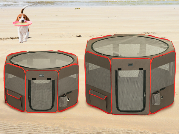 Amazon | Petsfit ペットサークル 折りたたみ 猫の分娩室 全犬種対応