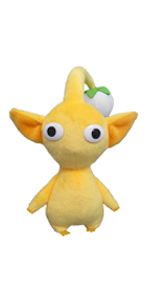 未使用級】【希少】ピクミン 抱き枕 特大ぬいぐるみ 青＆黄色 未使用級